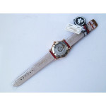 Happy Sport 36mm RG 1:1 Best Edition White Dial on Red Leather Strap A2892 ZF