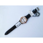 Happy Sport 36mm SS/RG 1:1 Best Edition White Dial Leather Strap A2892 ZF