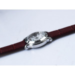 Happy Sport Mini SS MOP Dial on Red Leather Strap Swiss ETA 955.112 ZF