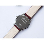 Happy Sport Mini SS MOP Dial on Red Leather Strap Swiss ETA 955.112 ZF