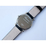 Happy Sport Mini SS MOP Dial on Black Leather Strap Swiss ETA 955.112 ZF