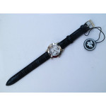 Happy Sport Mini SS MOP Dial on Black Leather Strap Swiss ETA 955.112 ZF