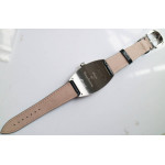 Casablanca 8880 Automatique SS 1:1 Best Edition White Textured Dial on Black Leather Strap A2824