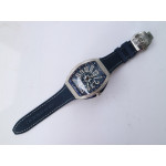 Vanguard V45 Yachting Full DIamonds SS 1:1 Best Edition Blue Textured Dial on Blue Gummy Strap A2824 ABF