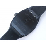 Vanguard V45 All Black DLC 1:1 Best Edition Black Dial on Black Rubber Strap MIYOTA 9015 ZF