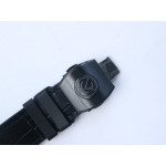 Vanguard V45 All Black DLC 1:1 Best Edition Black Dial on Black Rubber Strap MIYOTA 9015 ZF