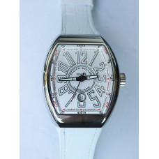Vanguard V45 SS Best Edition White Textured Dial on White Rubber Strap MIYOTA 9015 ZF