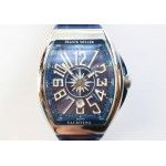 Vanguard V45 SS Best Edition Blue Textured Dial on Blue Rubber Strap MIYOTA 9015 ZF