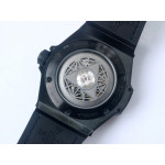 Big Bang Sang Bleu DLC Ti 1:1 Best Edition Blue Skeletonal Dial On Blue Gummy Strap Asian HB1213 V2 WWF