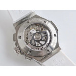 Big Bang Evolution 44mm SS White Dial Rubber Strap A7750 Mod HBF