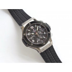 Big Bang Evolution 44mm SS Black CF Dial Rubber Strap A7750 Mod HBF