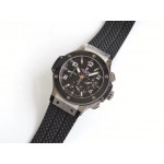 Big Bang Evolution 44mm SS Black CF Dial Rubber Strap A7750 Mod HBF