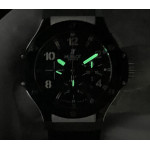 Big Bang Evolution 44mm SS Black CF Dial Rubber Strap A7750 Mod HBF