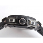 Big Bang Evolution 44mm PVD Black CF Dial Rubber Strap A7750 Mod HBF