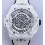 Big Bang Sang Bleu II White Ceramic Best Edition on White Rubber Strap A1240 ZF