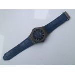 Classic Fusion 45mm SS Engravings Case Best Edition Blue Dial on Blue Gummy Strap A2892 SRF