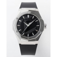 Classic Fusion Orlinski SS 1:1 Best Edtion Black Faceted Dial on Black Rubber Strap A2892 APSF