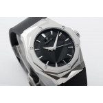 Classic Fusion Orlinski SS 1:1 Best Edtion Black Faceted Dial on Black Rubber Strap A2892 APSF