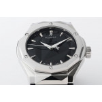 Classic Fusion Orlinski SS 1:1 Best Edtion Black Faceted Dial on Black Rubber Strap A2892 APSF