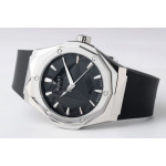 Classic Fusion Orlinski SS 1:1 Best Edtion Black Faceted Dial on Black Rubber Strap A2892 APSF