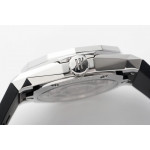 Classic Fusion Orlinski SS 1:1 Best Edtion Black Faceted Dial on Black Rubber Strap A2892 APSF