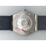 Classic Fusion 45mm Titanium 1:1 Best Edition Blue Dial Blue Gummy Strap WWF Asian HB1112