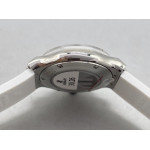 Classic Fusion 33mm SS 1:1 Best Edition White Dial Diamonds Bezel On White Gummy Strap Swiss Classic Fusion 33mm SS 1:1 Best Edition White Dial Diamonds Bezel On White Gummy Strap Swiss