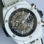 Big Bang Unico White Magic Ceramic 1:1 Best Edition Skeleton Dial White Rubber Strap A1280 ZF