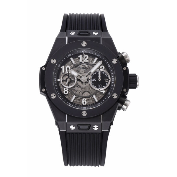 Big Bang Unico Black Magic Ceramic 1:1 Best Edition Skeleton Dial Black Rubber Strap A1280 ZF