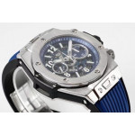 Hublot Big Bang Unico Titanium 1:1 Best Edition Blue Skeleton Dial Blue Rubber Strap A1280 ZF