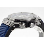 Hublot Big Bang Unico Titanium 1:1 Best Edition Blue Skeleton Dial Blue Rubber Strap A1280 ZF