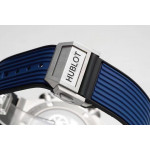 Hublot Big Bang Unico Titanium 1:1 Best Edition Blue Skeleton Dial Blue Rubber Strap A1280 ZF