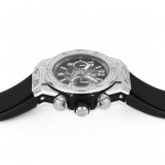 Hublot Big Bang Unico Titanium Full Diamonds 1:1 Best Edition Skeleton Dial Black Rubber Strap A1280 ZF