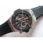 Big Bang Unico SS 1:1 Best Edition Black Skeleton Dial on Black Rubber Strap A1242 HBF