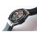 Big Bang Unico SS 1:1 Best Edition Black Skeleton Dial on Black Rubber Strap A1242 HBF