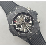 Big Bang Unico Carbon 1:1 Best Edition Black Skeleton Dial on Black Rubber Strap A1220 HBF