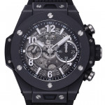 Hublot Big Bang Unico 42mm Real Black Ceramic 1:1 Best Edition Black Skeleton Dial on Black Rubber Strap BBF A1280