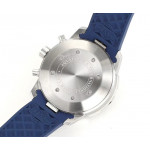 Aquatimer Chronograph IW376711 SS Case Blue Dial Rubber Strap V6S A7750