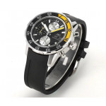 Aquatimer Chronograph IW376709 SS Black Dial Rubber Strap V6S A7750