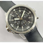 AquaTimer Chronograph IW376803 SS Black Dial Rubber Strap V6S A7750