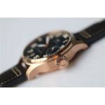 Big Pilot Real PR IW500909 "Le Petit Prince" RG Blue Dial 1:1 Best Edition on Brown Leather Strap A51111 ZF