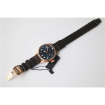 Big Pilot Real PR IW500909 "Le Petit Prince" RG Blue Dial 1:1 Best Edition on Brown Leather Strap A51111 ZF