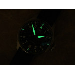 Big Pilot IW501008 "Boutique London" SS Best Edition Blue Dial on Blue Leather Strap A52010 ZF