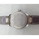 Big Pilot IW329701 Ti 1:1 Best Edition Black Dial on Brown Leather Strap M+F SEIKO 8N-24