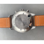 Pilot Chrono Spitfire IW377726 SS 1:1 Best Edition Green Dial on Brown Leather Strap AZF A7750