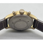 Pilot Chrono Spitfire IW387902 Bronze 1:1 Best Edition Green Dial Brown Leather Strap AZF A7750 