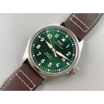 Mark XX IW328205 SS Green Dial Leather Strap ZF 