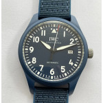 Mark XVIII IW328101 Blue Ceramic 1:1 Best Edition Blue Dial on Blue Nylon Strap M+F A35111