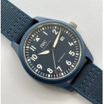 Mark XVIII IW328101 Blue Ceramic 1:1 Best Edition Blue Dial on Blue Nylon Strap M+F A35111