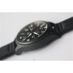 Pilot Chrono Top Gun IW3878 Real Ceramic 1:1 Best Edition Black Dial Calfskin Strap A7750 BP